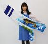Hidemitsu Doll Workshop Miniature Koinobori Full Set with Stand and Mounting ZC6562A (Carp Streamer), Kakou, 1.5m, Brackets,