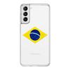 Brazil Brazilian flag Football Phone Case For Samsung Galaxy S23 S22 Ultra S20 S21 FE 5G S10 S10E S9 S8 Plus 4G Soft Clear Cover