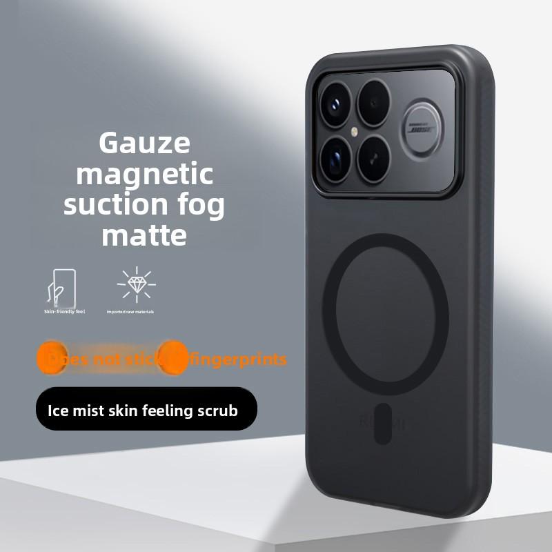 

Бізнес Розкішний Матовий ПК Магнітний Чохол для Телефону для Xiaomi POCO F8 Ultra F8 Pro Відчуття Шкіри Бездротова Зарядка Ударостійкий Бампер Чохол Funda For POCO F8 Ultra чорний