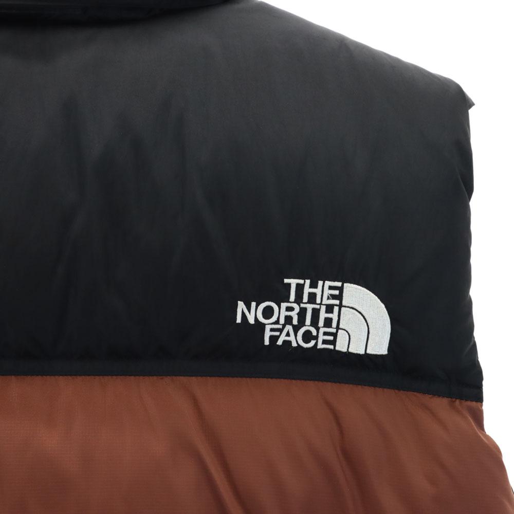 THE NORTH FACE ND92338 Nupsi Down vest L Brown etc Two-tone, outdoor Men's Used