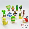 8-12Pcs Italian Brainrot Anime Action Figure Set Tung Tung Sahur Tralalero Tralala Bombardino Crocodilo Figures Model Toy Gifts