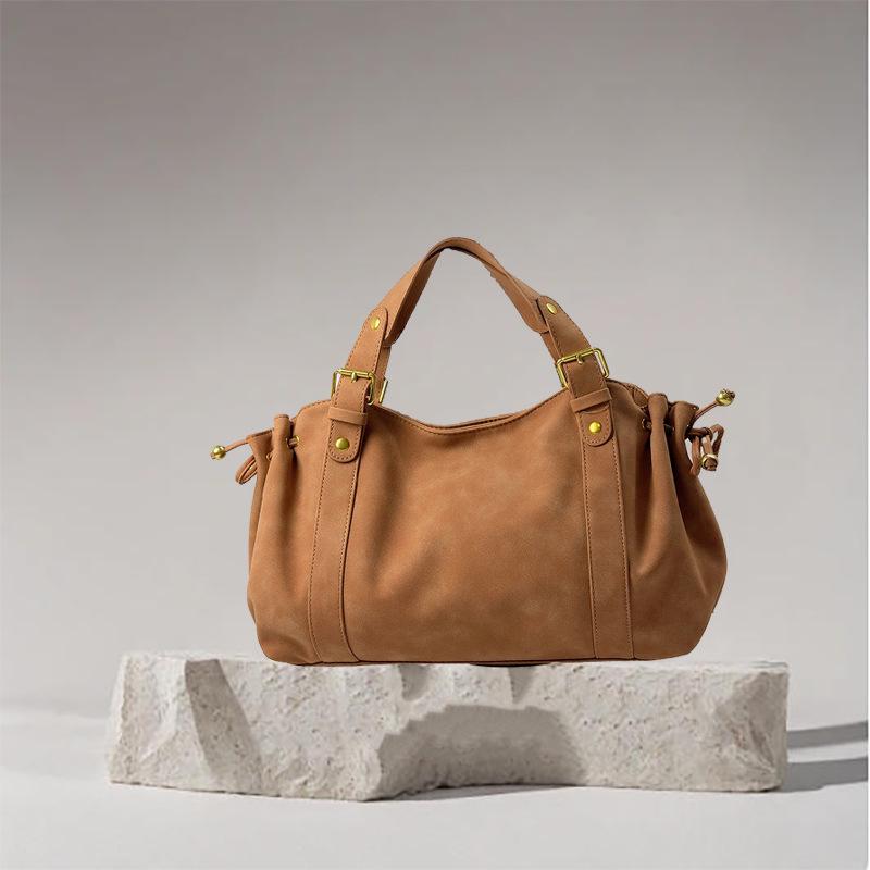 

2026 Retro Pleated Solid Color Baguette Bag - Women s Casual Single Shoulder Underarm Handbag 41x20x25 cm