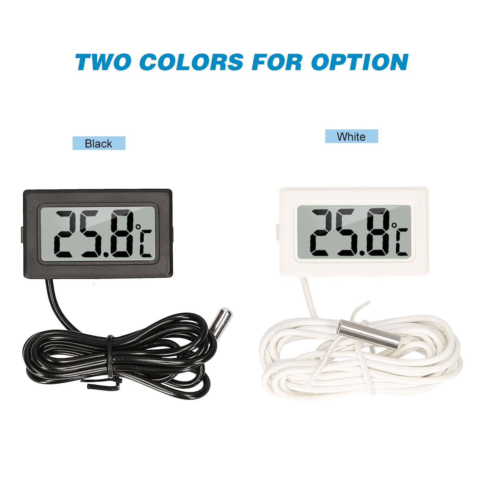 

Digital Aquarium Thermometer LCD Fish Temperature Meter Gauge with Waterproof Probe -50 celsius .110 celsius for Refrigerator Fish Mari