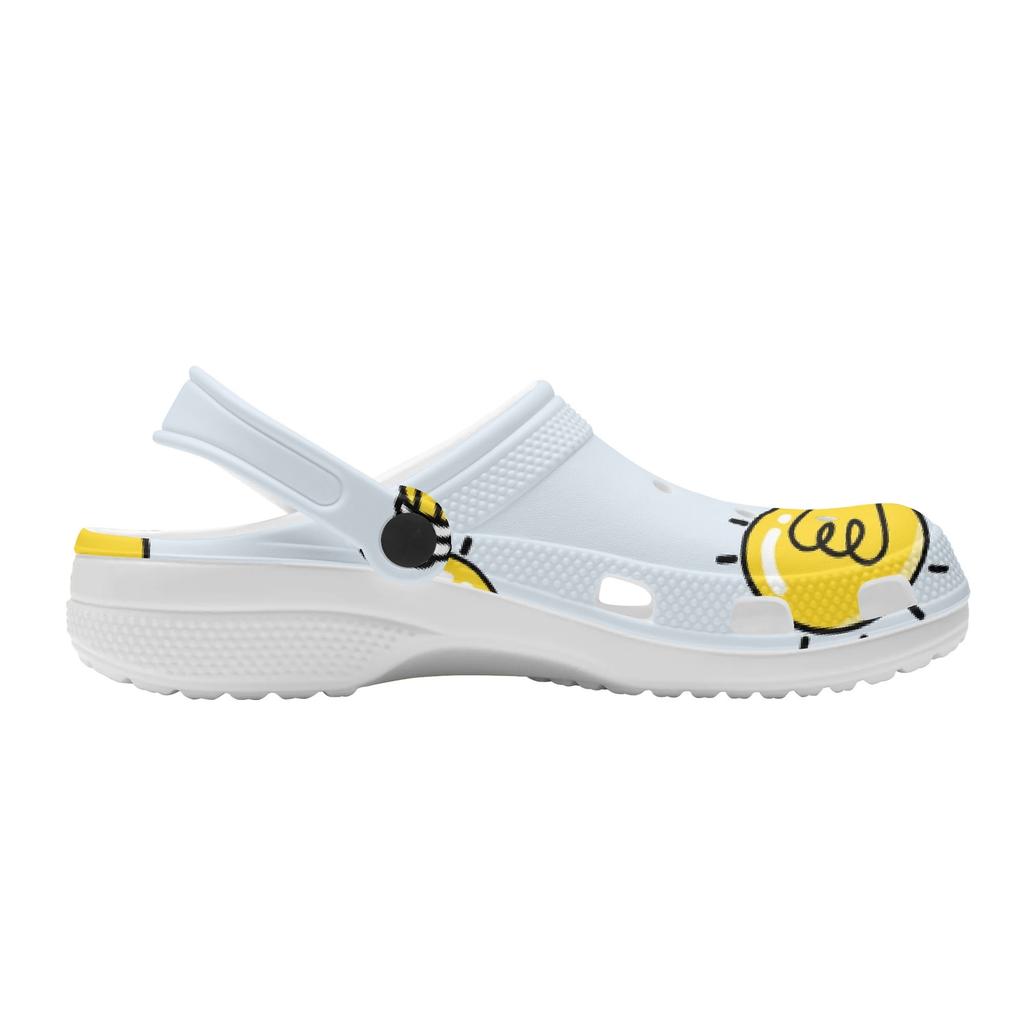 Summer Printed EVA Clogs for Women Men Flexible Lightweight Slip On Casual Shoes Soft Sole Summer Sandals Indoor Outdoor Wear