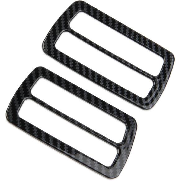 Carbon Fiber Style Center Console Upper Air Outlet AC Vent Cover Trim Accessories for 2025-2026 Toyota 4Runner for 2024-2026 Tacoma