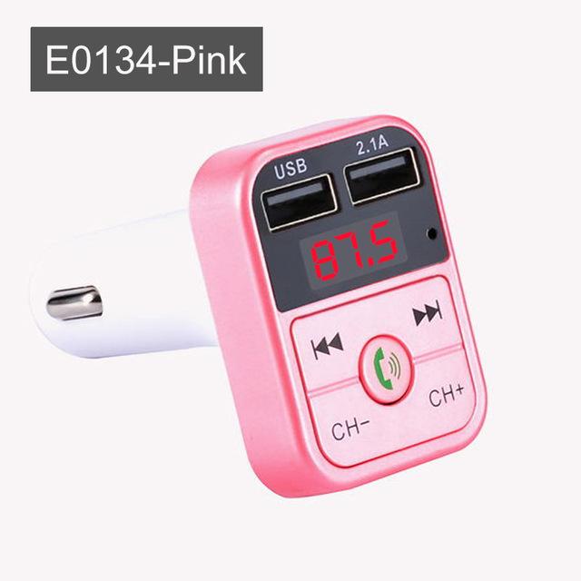 Auto Bluetooth 5,0 FM Transmitter Drahtlose Freihändige Audio Empfänger Auto MP3 Player 2,1 EIN Dual USB Schnelle Ladegerät Auto Zubehör