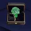 Peony Brooch Resin Flower Brooch Pin Retro Peony Lapel Pin Fashion Accessory