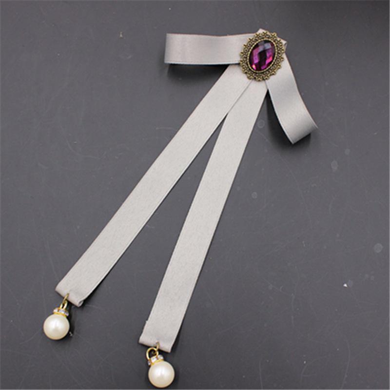 Korean Style Women s Floral Brooch Bow Tie for Formal Wear - New Fashion Accessory