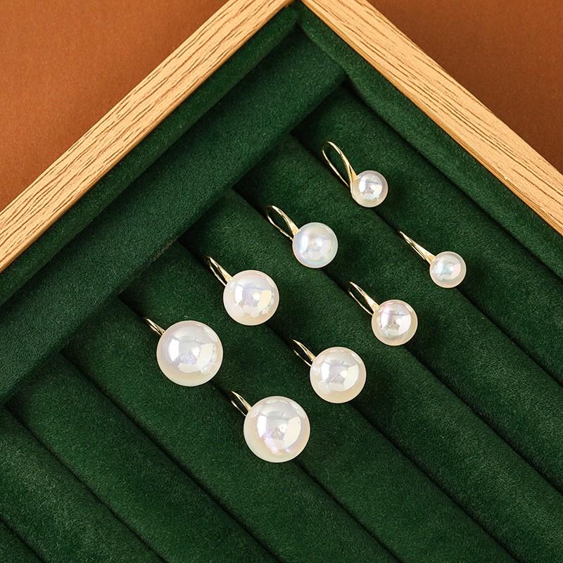 Cercei cu Perle Argintii cu Diamante - Design Elegant de Nișă pentru Femei