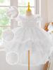 3-8Y Christmas Dress Newborn Baptism Wedding Dress for Baby Girl First Birthday Party Wear Toddler Girl Christening Gown Clothes AT6012