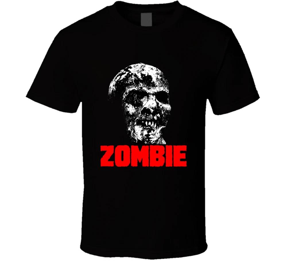 Zombies Face, Horror Creepy scary Halloween Ghost Holiday T Shirt Tee Gift New M