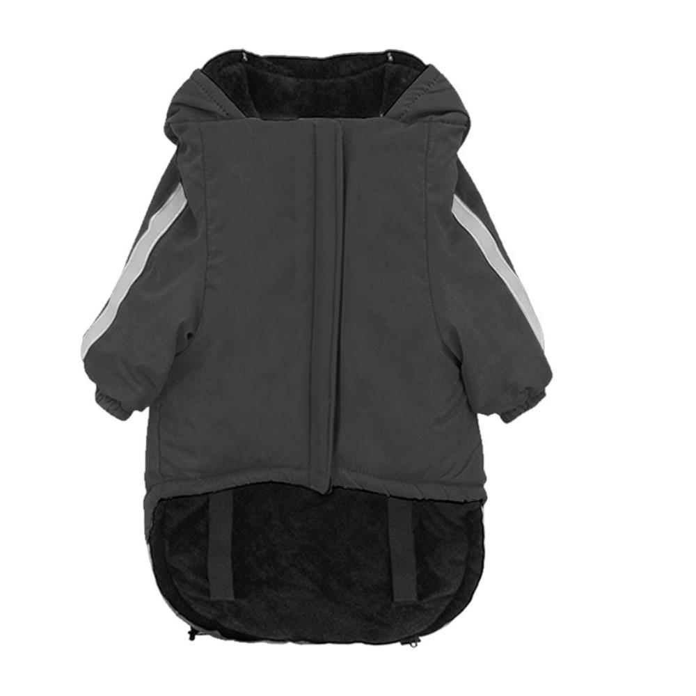 

Waterproof Winter Pet Apparel Windproof Dog Hooded Coat Pet Costume Pet Sweatshirt Outdoor XL чорний