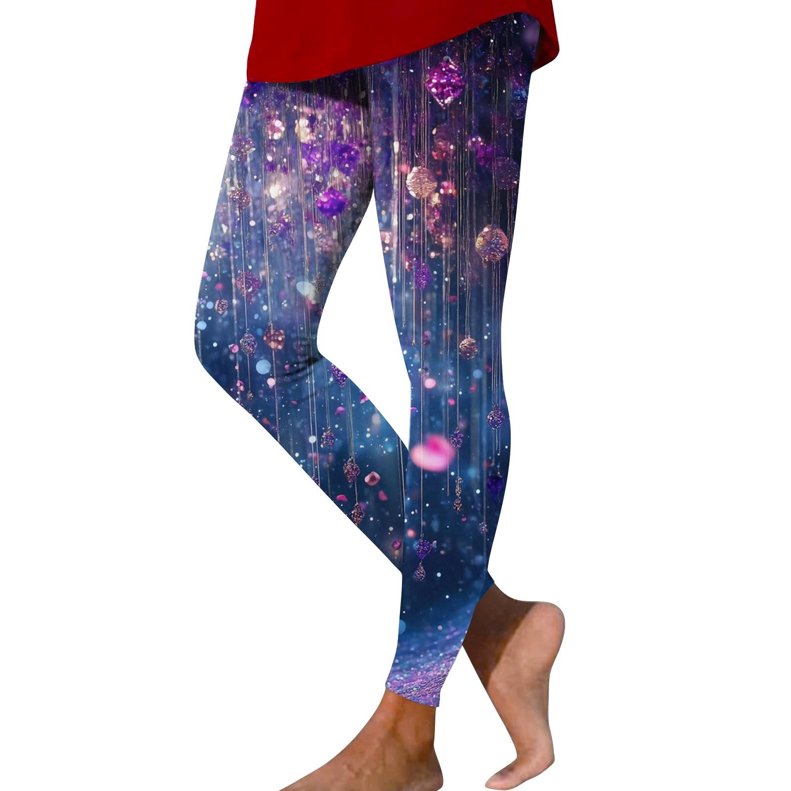 

Женские модные облегающие эластичные повседневные брюки для йоги с принтом и эластичной талией XXXL синий