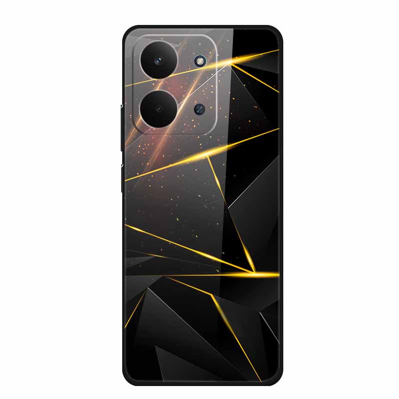 

For Redmi 15C 4G Case Cover 15 C 6.9 Tempered Glass Back Cover Case For Redmi 15C 2025 Luxury Phone Case Protection Bumper Bags -Redmi 15C 4G 171mm