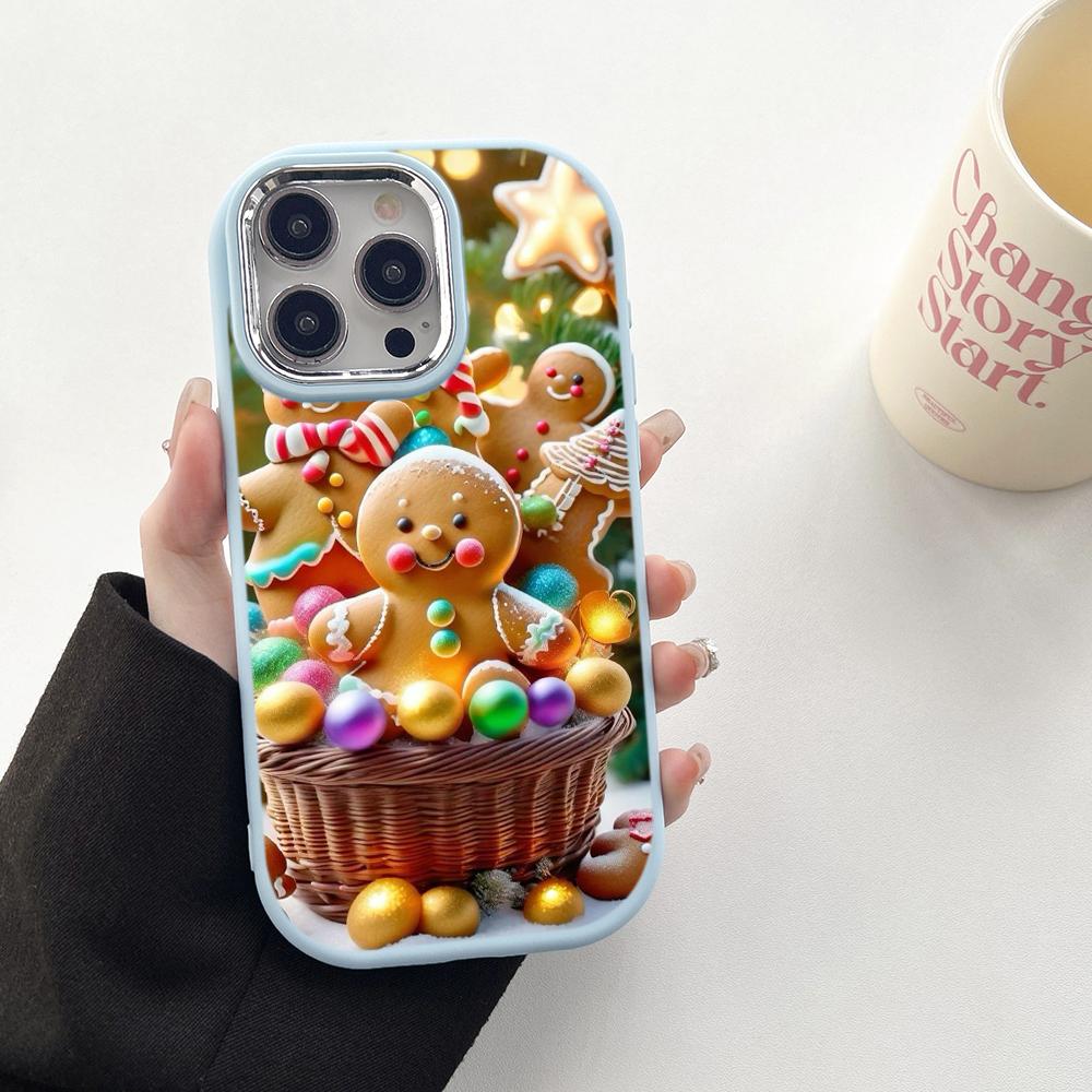 N107 Happy New Year Christmas art Soft Phone Cases для Samsung S24 S23 Plus A15 A35 A54 — фото 16