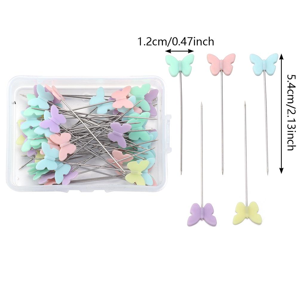 50/100 ks Krejčovské špendlíky Vyšívací patchworkové nástroje Fixační špendlík Knoflíkový špendlík Patchworkový špendlík pro šití Polohování DIY doplňky