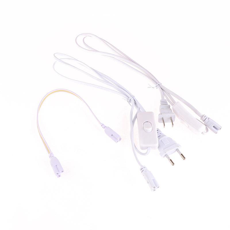 1Pc T5 T8 3Pin Led Tube Connector Cable Wire With Switch T5 T8 Extension Cord For Integrated Led Fluorescent Tube Light Bulb