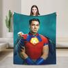 Adrian Chase  Vigilante Peacemaker Flannel Blanket  Soft Warm Bedding Throws for Home Decor Airplane Bedspread Sofa Bed Cover