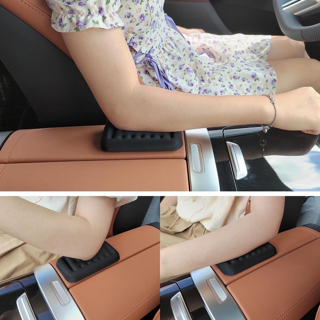 2PCS Car Arm Rest Elbow Pads,Comfortable Car Arm Rest Cushion With Memory Foam Pad For Arm Support,Universal Car Door Armrest Pad Car Interior