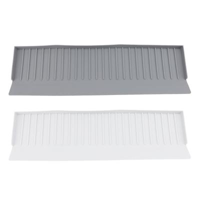 Sink Edges Protector Expandable Silicone Splashproof Mat Multipurpose Countertop Guard for Kitchen B