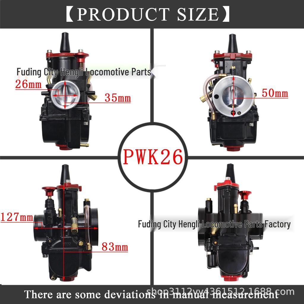 PWK Slide Valve Carburetor for 24-34mm ATV/UTV Racing