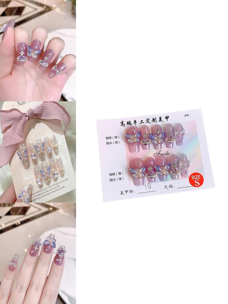 Handcrafted Sparkling Aurora Planet Nail Stickers Popular Trending Luxury Nail Art