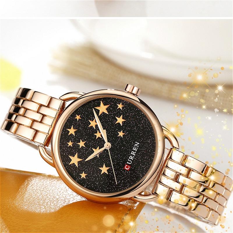 Buy CURREN 9013 Creative Design Quartz Women Watches Casual Fashion ...
