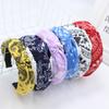 European and Cashew Nut Flower Headband Fashion Cloth Knotting Headband Retro Hair Accessories Woman