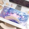 Genshin Impact Anime Kamisato Ayaka Mouse Pad Large Gaming Keyboard Mat LockEdge Rubber Computer Office Accessories
