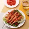 5/10Pcs Stainless Steel Barbecue Skewer Reusable BBQ Skewers with Storage Tube BBQ Needle Stick for Outdoor Camping Picnic Tool