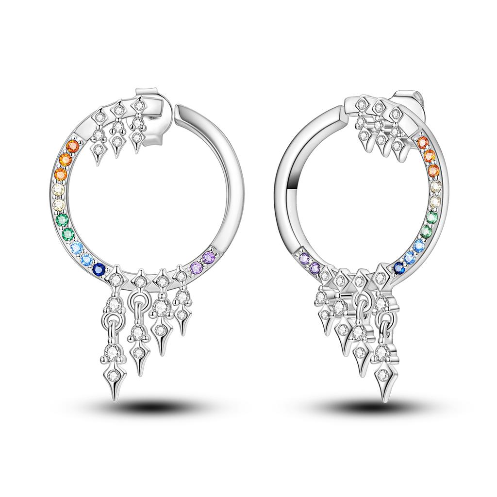 Copper Plated Woman Hoop Earring Original Pendientes Luxury Jewelry Gift