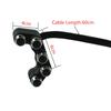 Motorcycle 7/8"Handlebar Headlamp Hazard Brake Self Latch+Reset Buttons Switch