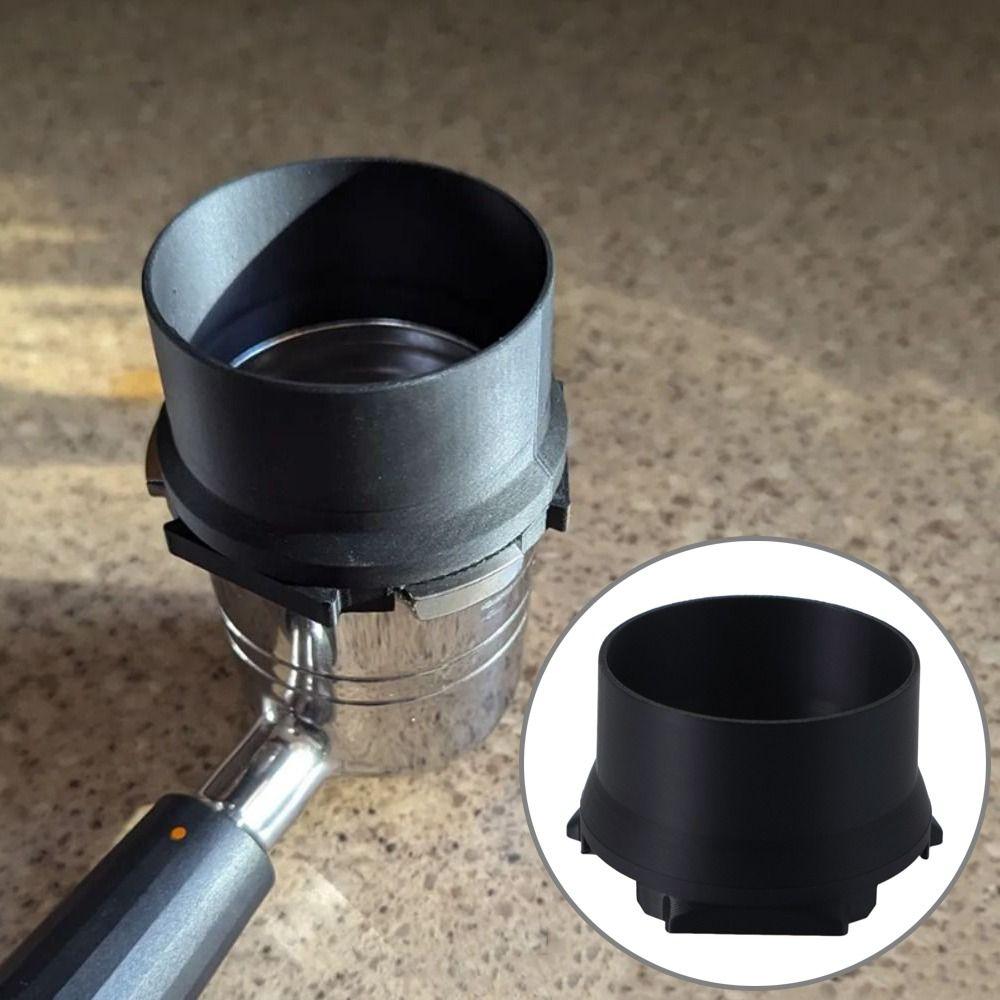Professional Coffee Dosing Funnel Anti Flying Powder Black Coffee Grounds Dosing Accessory PLA Easy To Clean Portafilter Ring