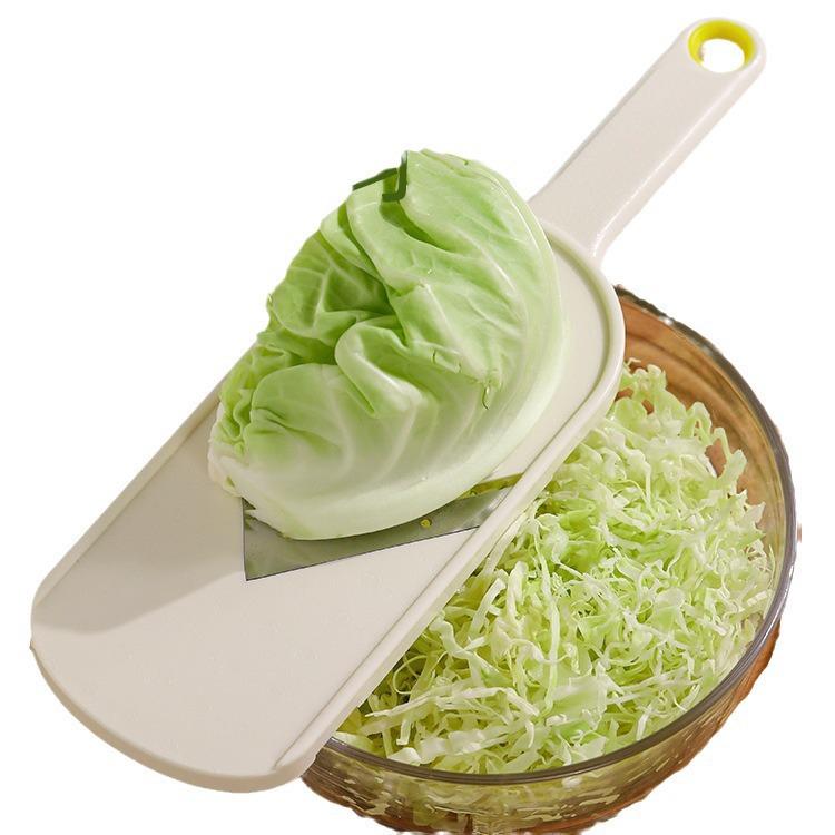 Cabbage & Vegetable Super Fine Julienne Slicer for Salad Prep - Shredder & Grater Kitchen Gadget