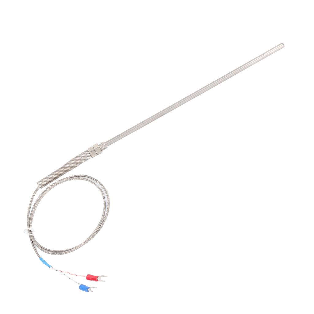 K Type Thermocouple 200mm Probe Fast Sense Response Speed Wide Measurement Range Temperature Sensor