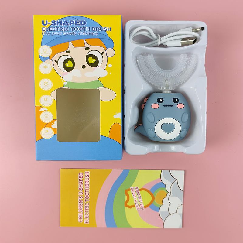 

360 Teeth Whitening Silicone Electric Toothbrush, IPX7 waterproof, children s charging, wireless automatic brushing
