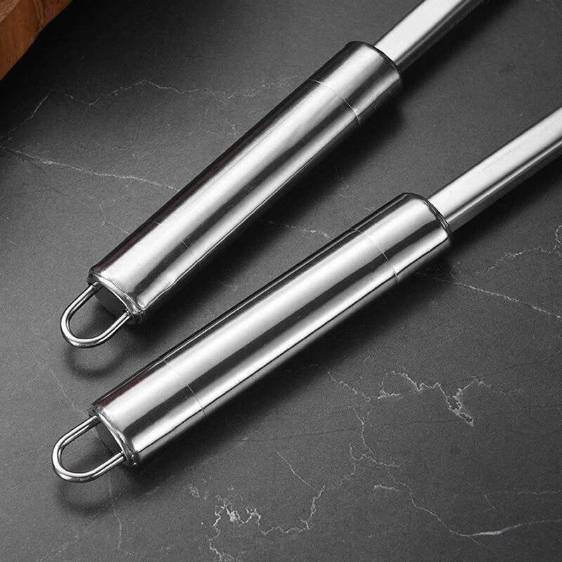 Stainless Steel Kitchen Cooking Spoon Household Pot Spoon Soup Making Hotel Supplies Outdoor Barbecue Kitchen Tools