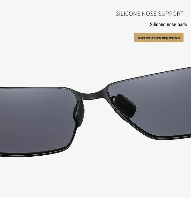 2023 Nylon Polarized Screwless Sunglasses for Men - Model 7308: Ideal for Business, Outdoor, and Fishing.