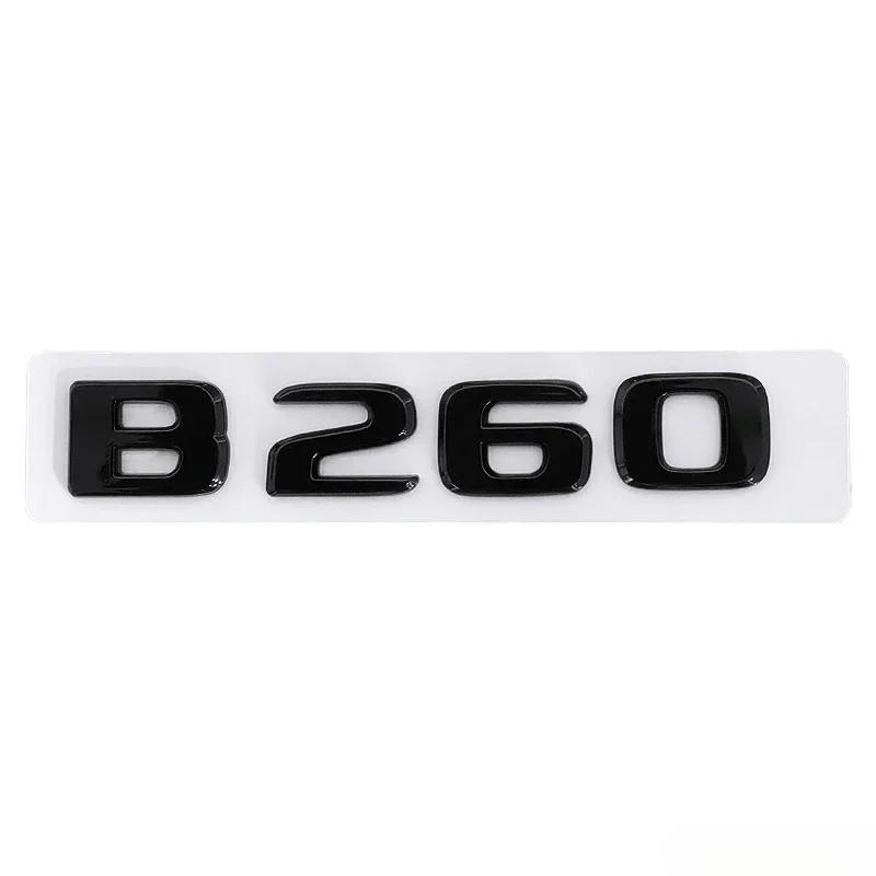 GWRA8 3D ABS Letters Decal Car Body Trunk Emblem Sticker for Mercedes Benz B180 B200 B220 B250 B260 Exterior Accessories