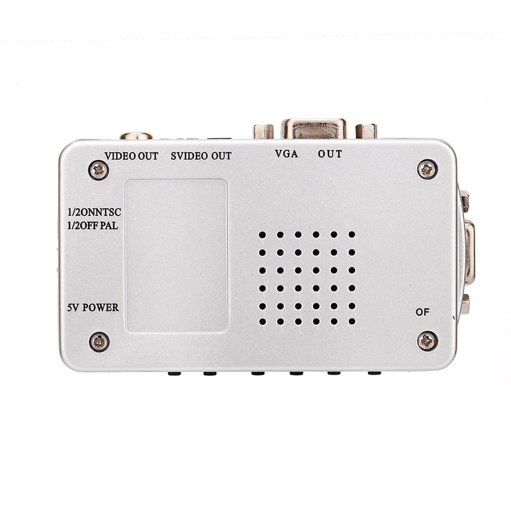 Universal PC Converter Box of Computer Laptop PC VGA To TV AV RCA Signal Adapter