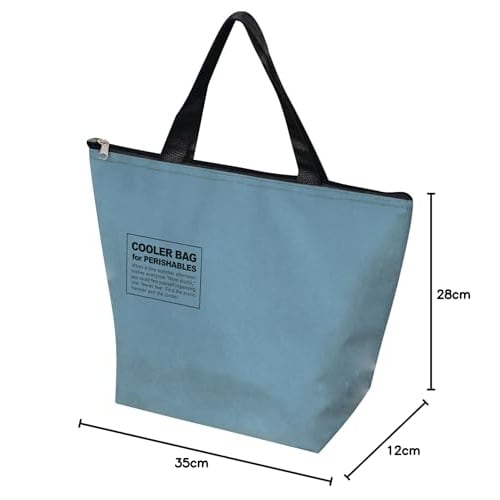 TRADE ONE 10L Insulated Lunch Bag, Cooler Bag, Perfect for Outdoor Activities, Blue, 30729