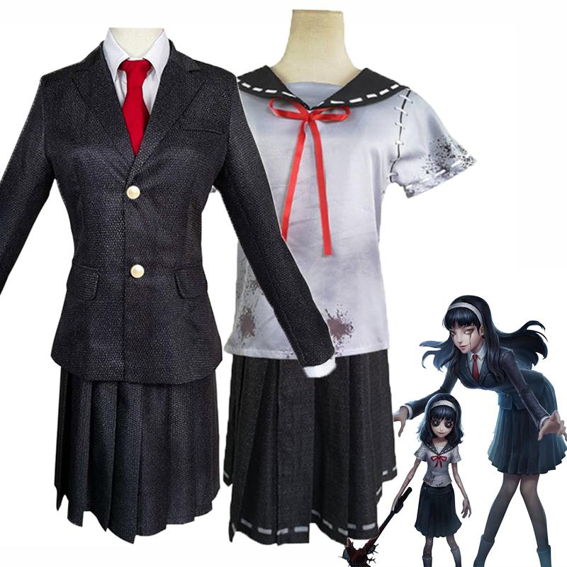 V Kawakami Identity Tomie Cosplay Costume School Jk Uniform Full Set Suit Outfit
