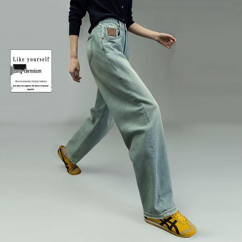 Women s High-Waisted Loose Fit Harem Jeans XL