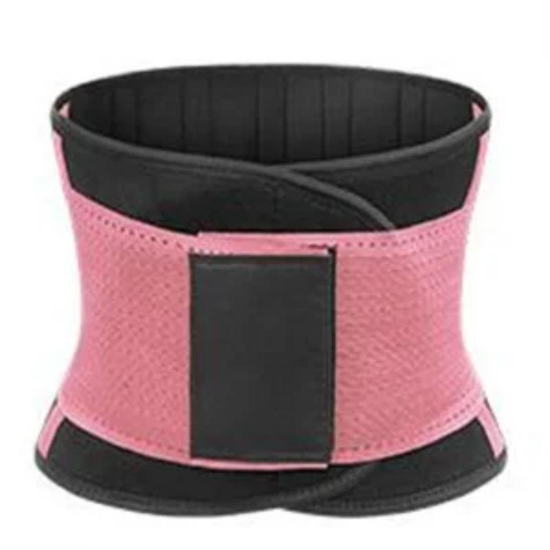 Breathable Sweat-absorbing Corset Solid Color Nylon Waist Protector Sports Warm Abdominal Belt Fixed Belt
