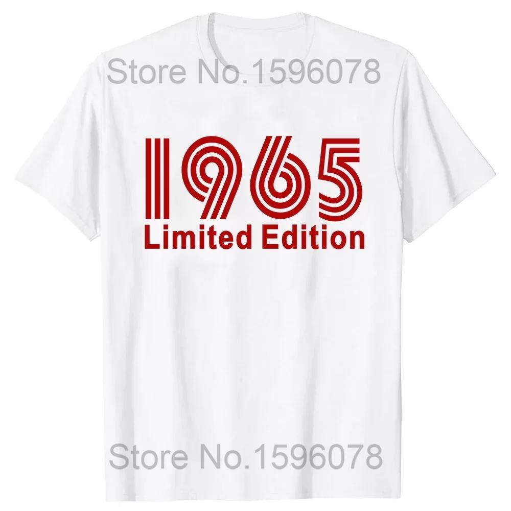 Cassette Vintage 1965 59th 59 Years Old Birthday Party Men T Shirts Limited Edition Retro Graphic Tee Cotton Classic T-shirts