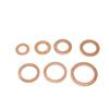 50Pcs Automotive Universal Bottom Case Oil Drain Screw Seal Copper And Aluminum Gasket Abto Voiture Car Accessories Coche
