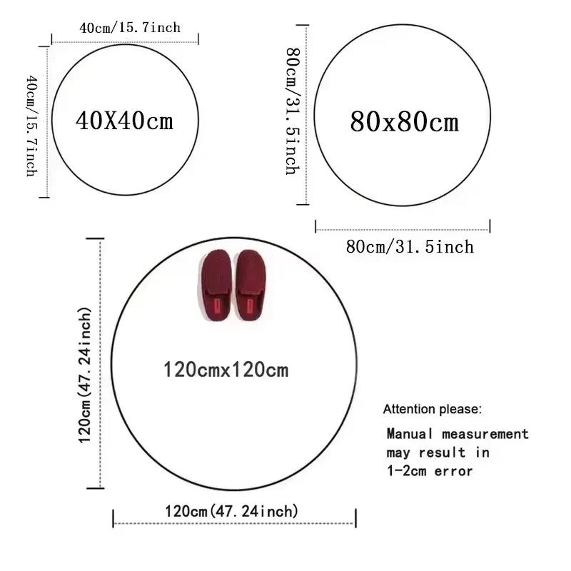 Luxury Soft Polyester Rug 3D Skull and Rose Round Non-Slip Area Rug Gothic Print for Bedroom Living Room Large Home Decoration