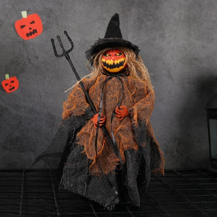 Individualized Halloween Tree Adornment Enchanting Halloween Specter Pumpkin Figurine Table Tree Top Home Accent
