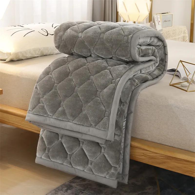 Thick Milk Velvet Mattress Foldable and Washable Winter Double Student Dormitory Tatami Mattress