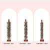Antistatic Properties Mini Curling Comb Solid Wood Handle Hair Rolling Brush  Scalp Massage